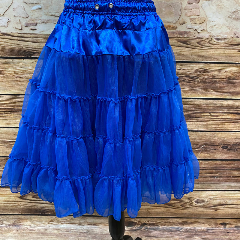 Blauer Petticoat im 50er-Jahre Stil, Gr.L