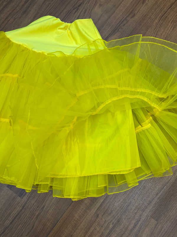 Leuchtend Gelber Petticoat