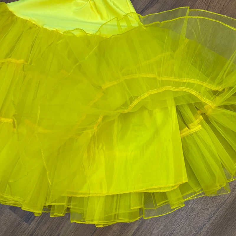Leuchtend Gelber Petticoat