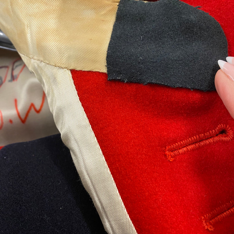 Uniformjacke der Welsh Guards mit Hose, Hosenträgern & Gürtel (Größe 48/50)