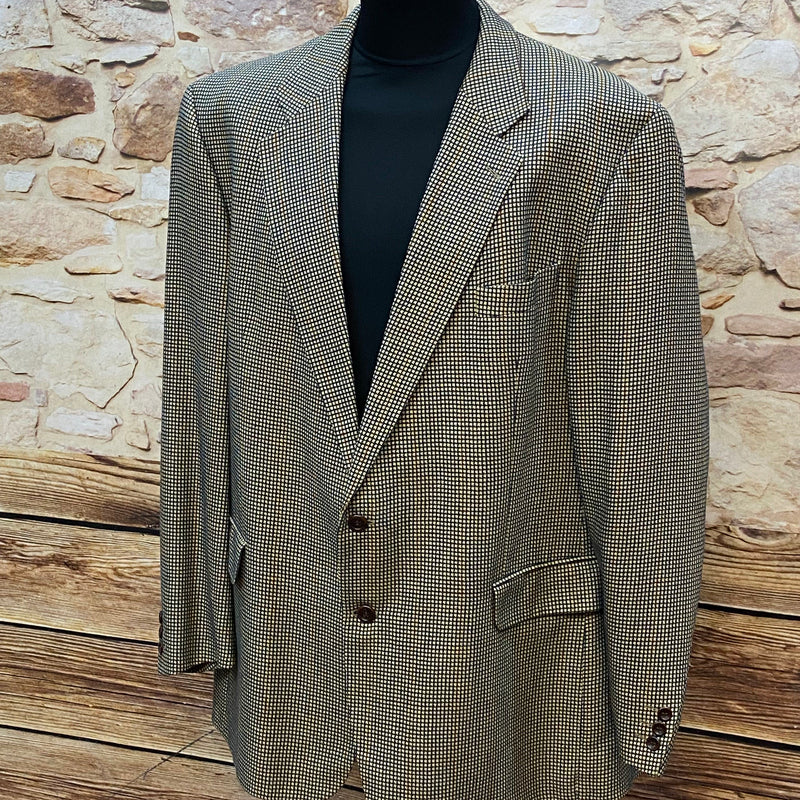 Francesco Medici Vintage Blazer – Gr. 60 | Seide & Schurwolle