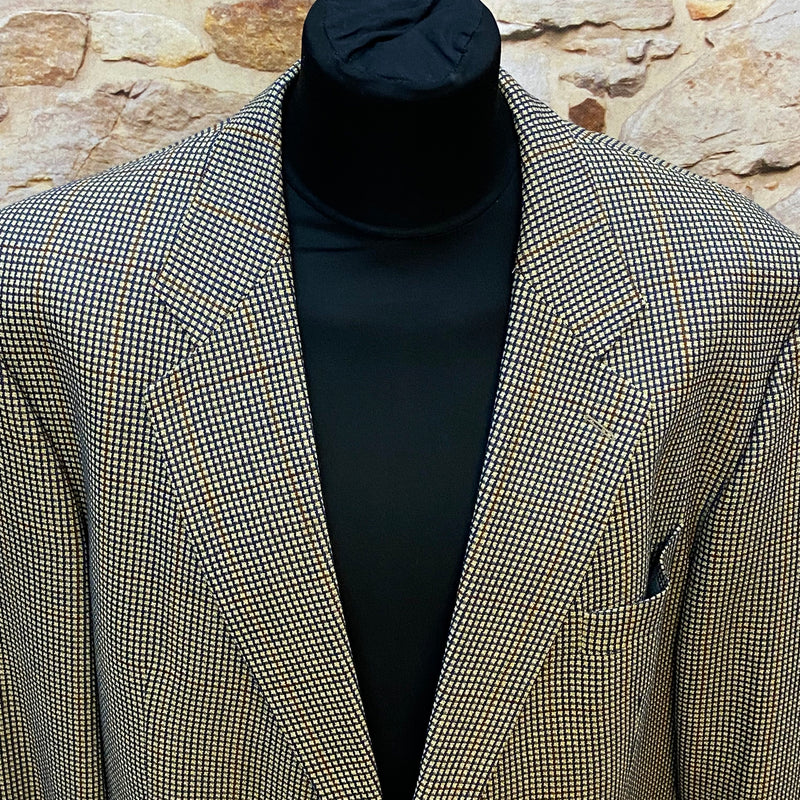 Francesco Medici Vintage Blazer – Gr. 60 | Seide & Schurwolle