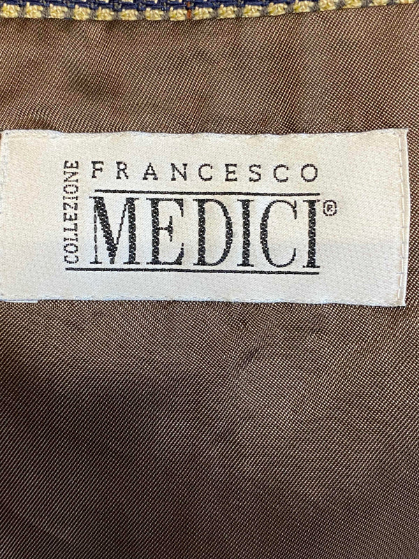 Francesco Medici Vintage Blazer – Gr. 60 | Seide & Schurwolle