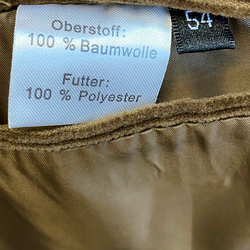 Watsons Cordblazer in Braun – Gr. 54 | 100 % Baumwolle