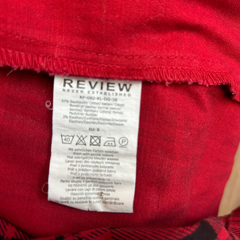 REVIEW Bandeau-Kleid im Karo-Design – Gr. 36