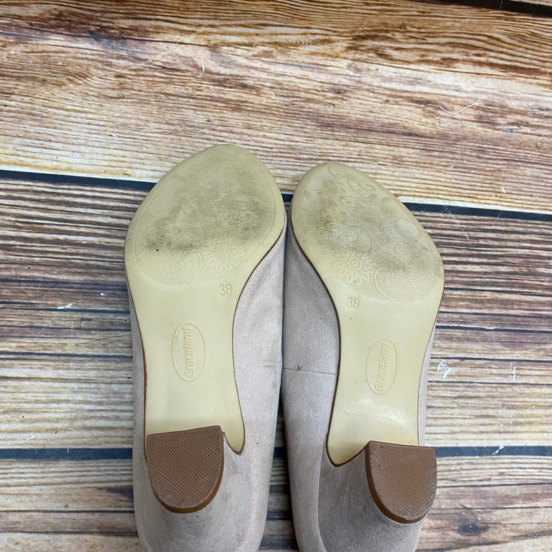 Vintage Mary Jane Pumps Damen Beige Gr. 38, Ansicht 5