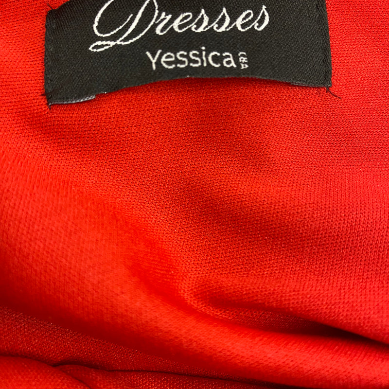 Rotes langes Abendkleid Gr.36