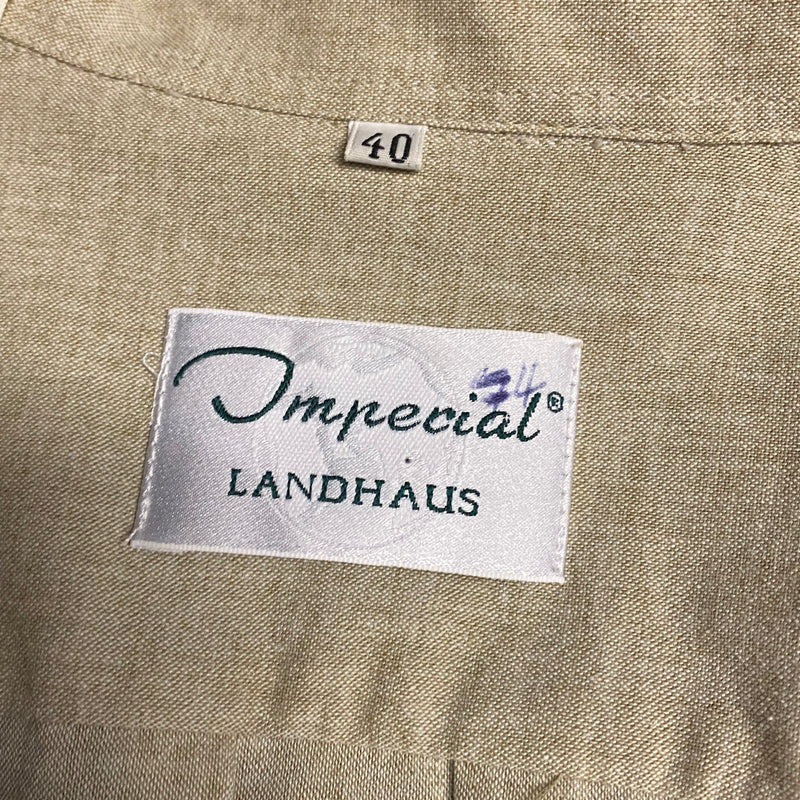 Trachtenhemd Gr.40 Landhaus Stil Herren Trachten Beige