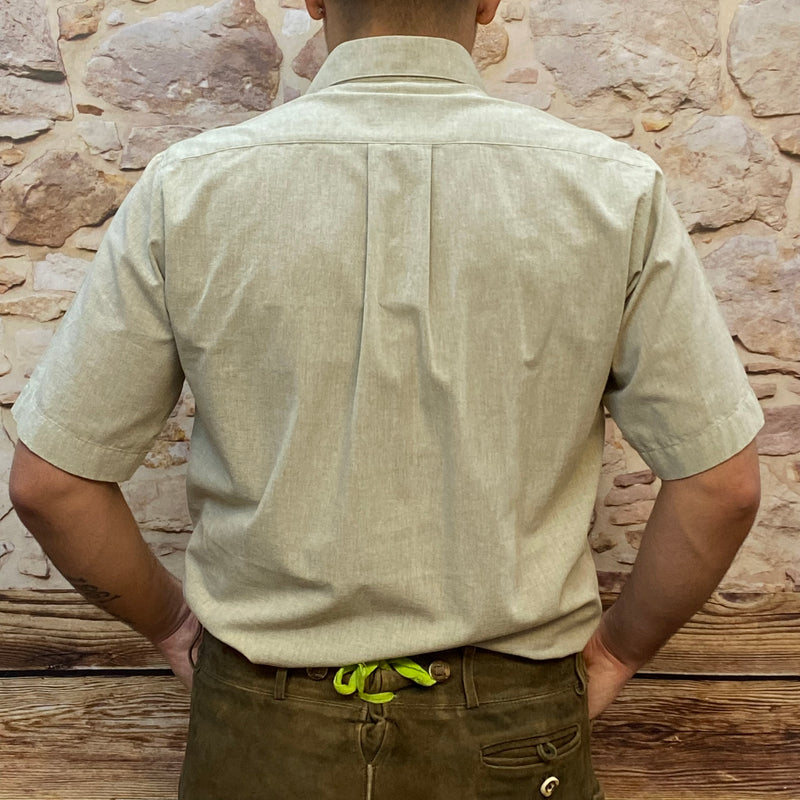 Trachtenhemd Gr.40 Landhaus Stil Herren Trachten Beige
