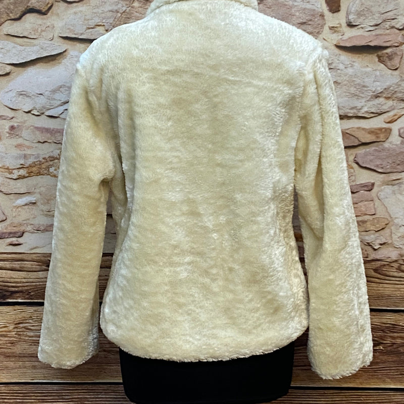 Vintage Teddyjacke aus Plüsch, Größe M