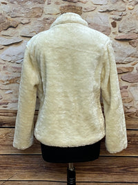Vintage Teddyjacke aus Plüsch, Größe M