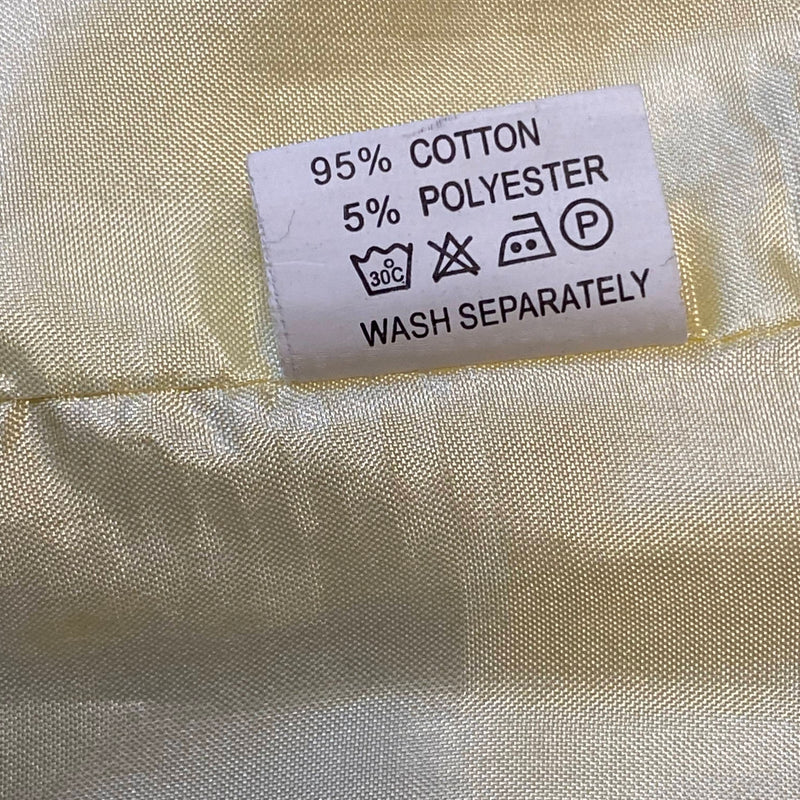 Elegante Vintage-Jacke in Cremefarben mit Perlenverzierungen, Gr.36