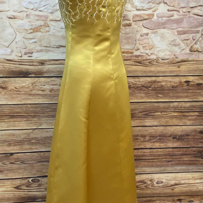 Goldenes Abendkleid Gr. 38 – Sale