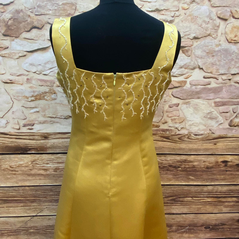 Goldenes Abendkleid Gr. 38 – Sale