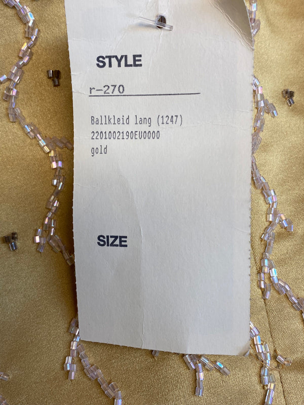 Goldenes Abendkleid Gr. 38 – Sale