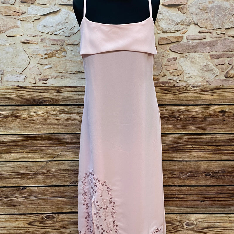 Abendkleid altrosa Vintage Gr.44