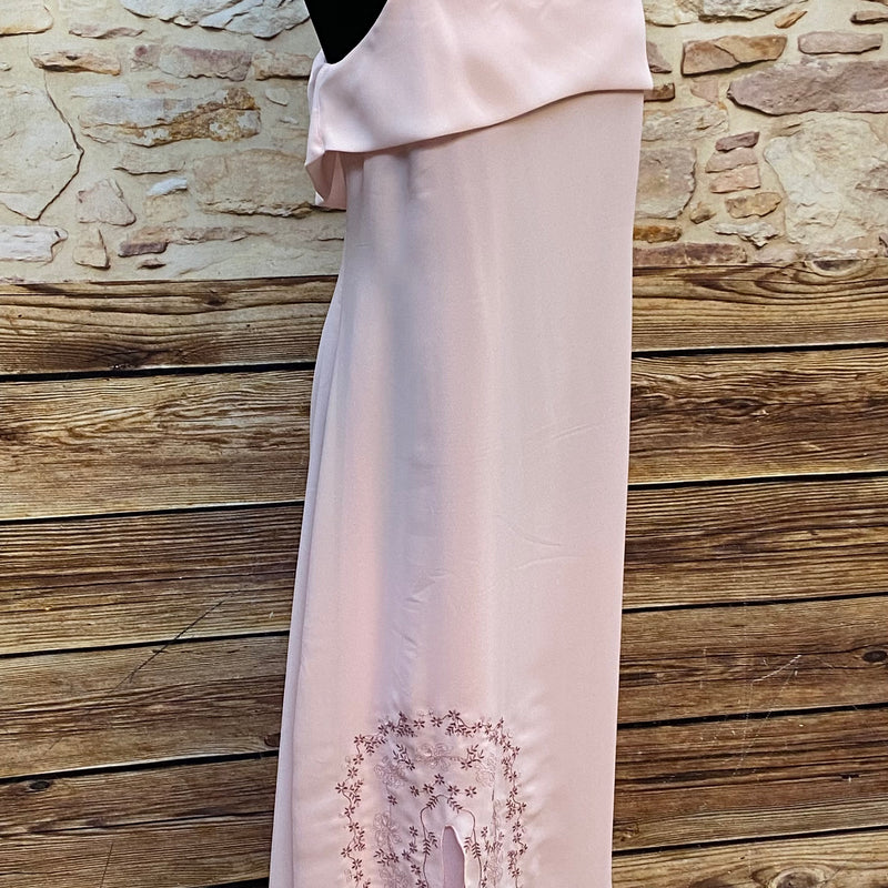 Abendkleid altrosa Vintage Gr.44