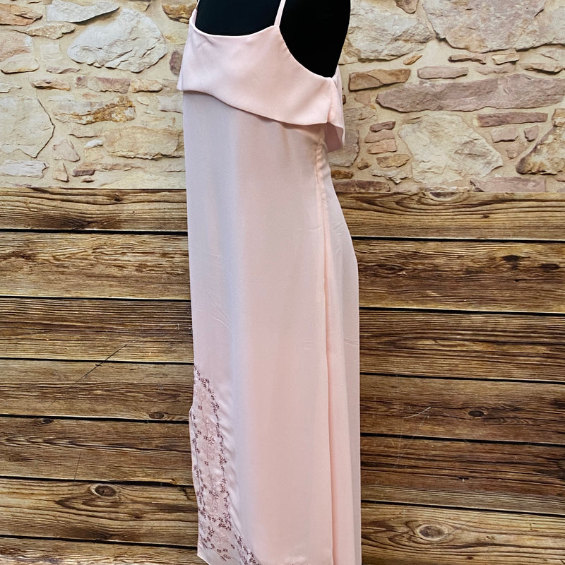 Abendkleid altrosa Vintage Gr.44