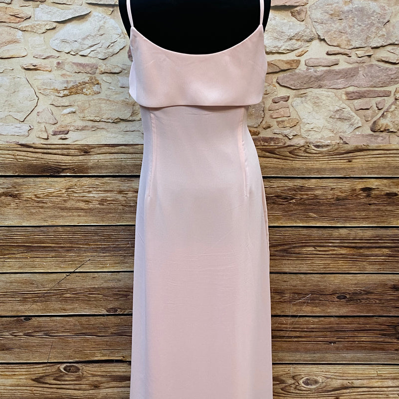 Abendkleid altrosa Vintage Gr.44