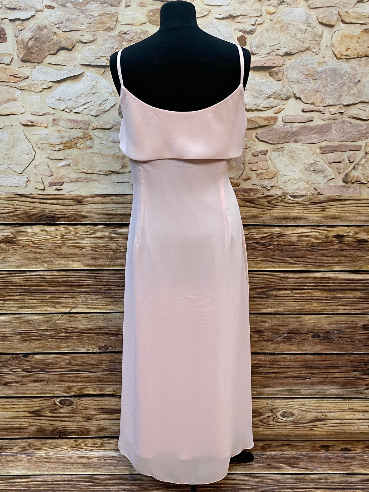 Robe de soirée vieux rose vintage taille 44 