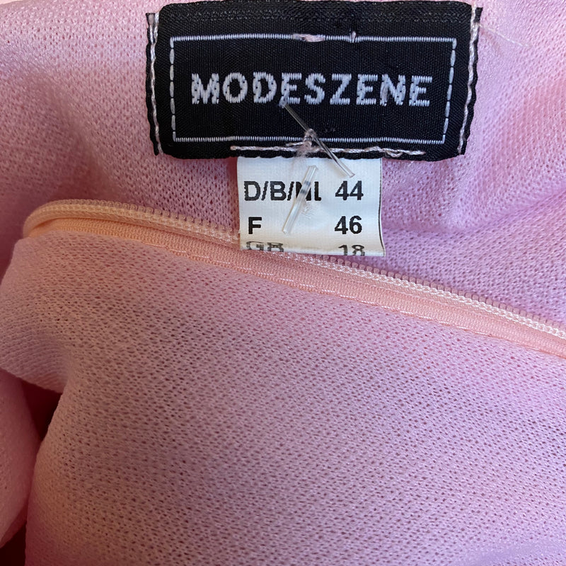 Abendkleid altrosa Vintage Gr.44