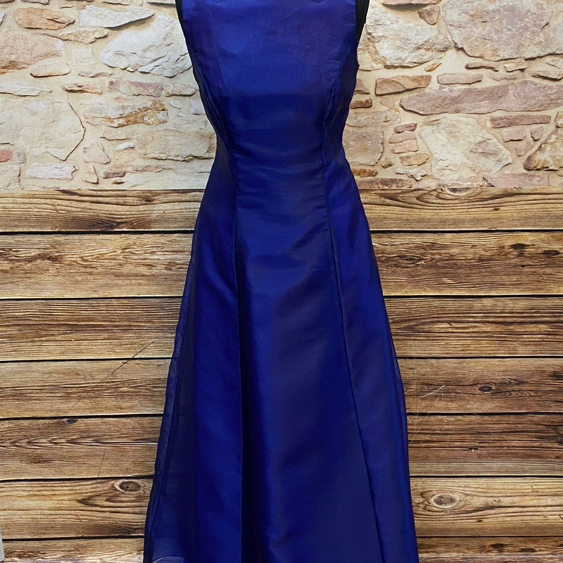 Abendkleid Vintage Gr.38 Königsblau