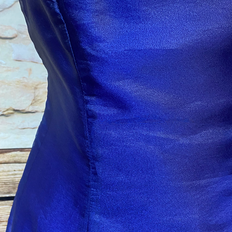 Abendkleid Vintage Gr.38 Königsblau, Unterwassershooting