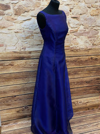 Abendkleid Vintage Gr.38 Königsblau