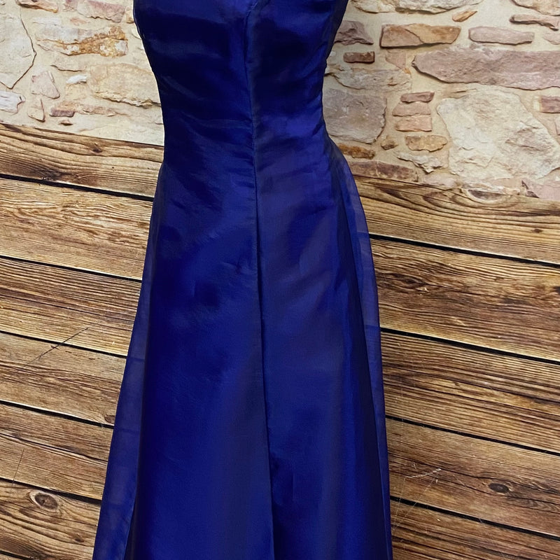 Abendkleid Vintage Gr.38 Königsblau, Unterwassershooting
