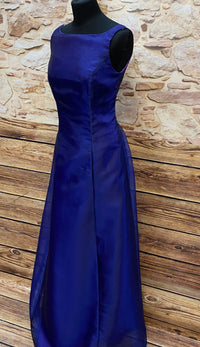 Abendkleid Vintage Gr.38 Königsblau