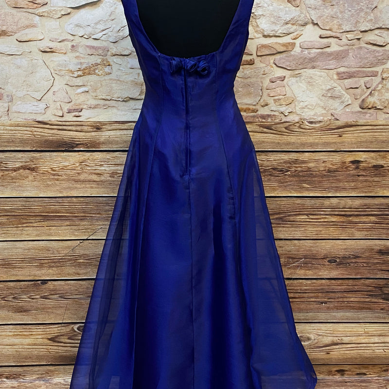 Abendkleid Vintage Gr.38 Königsblau, Unterwassershooting