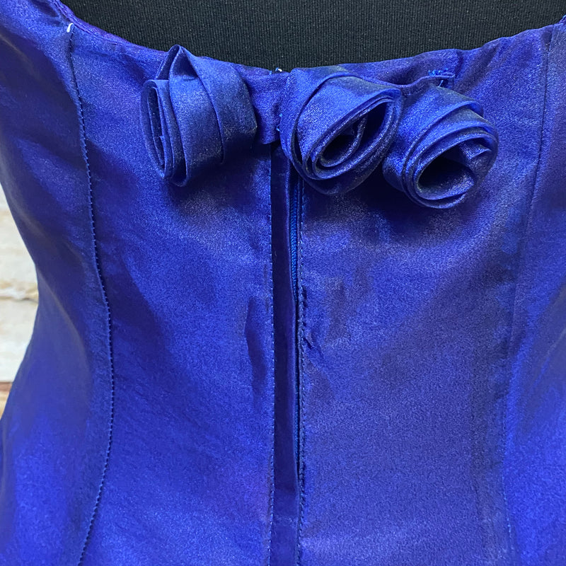 Abendkleid Vintage Gr.38 Königsblau, Unterwassershooting