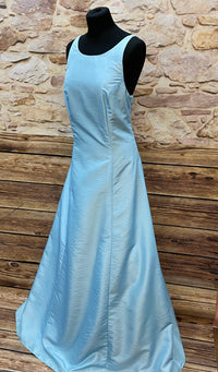 Abendkleid hellblau Gr.42 Secondhand