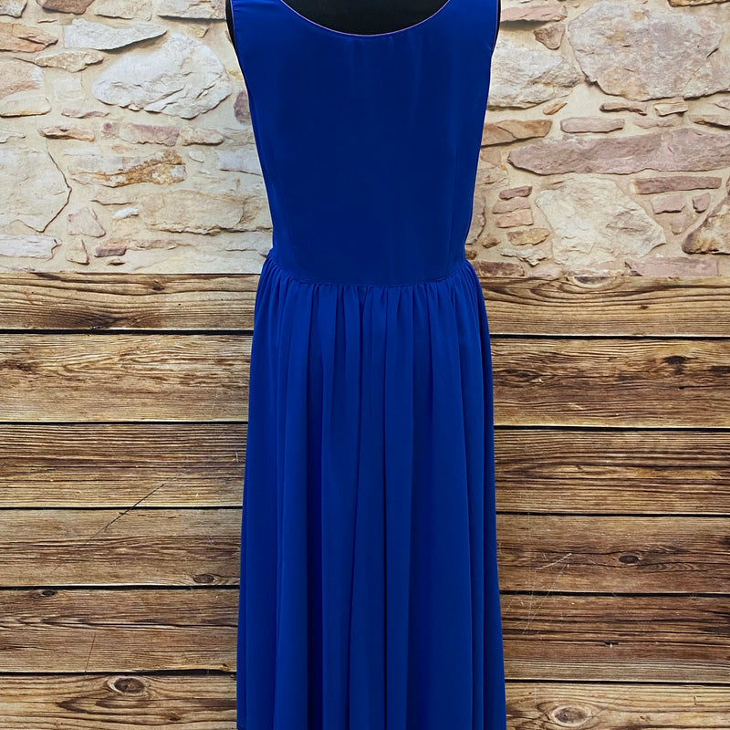 Abendkleid Vintage Gr.44 in Königsblau