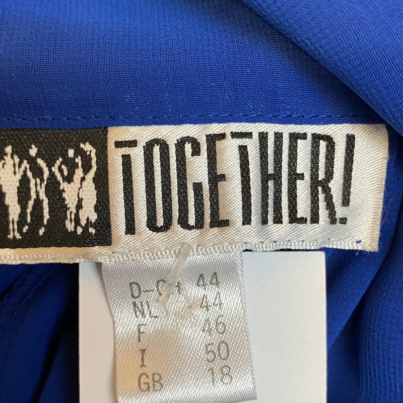 Abendkleid Vintage Gr.44 in Königsblau