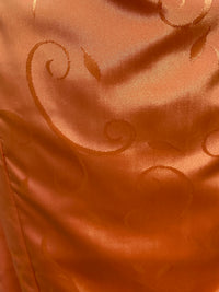 Abendkleid orange Vintage Gr.42