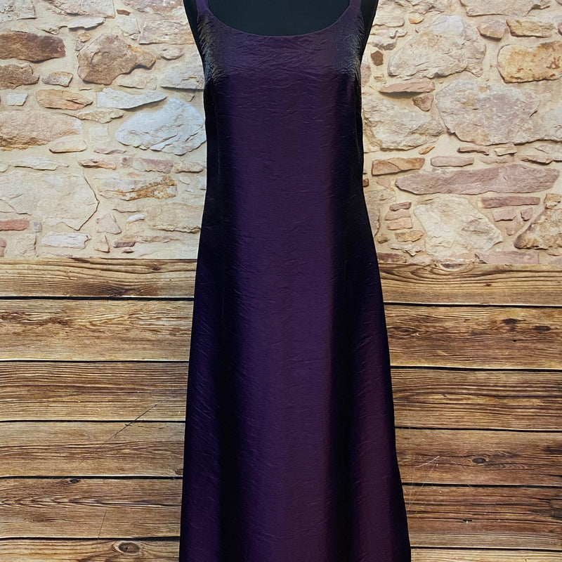 Langes Vintage Abendkleid in lila, Gr.40 von Zero