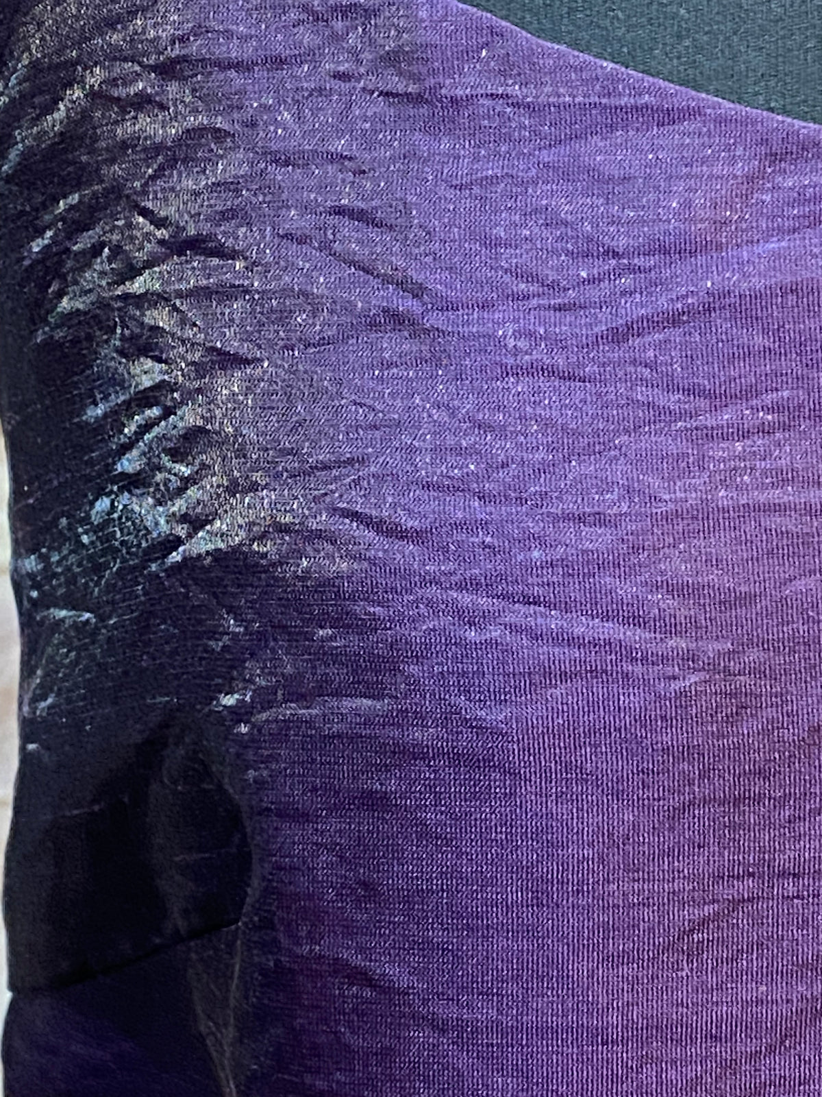 Langes Vintage Abendkleid in lila, Gr.40 von Zero