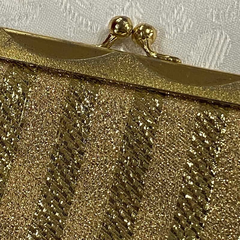 Vintage Abendtasche Gold, Ansicht 2