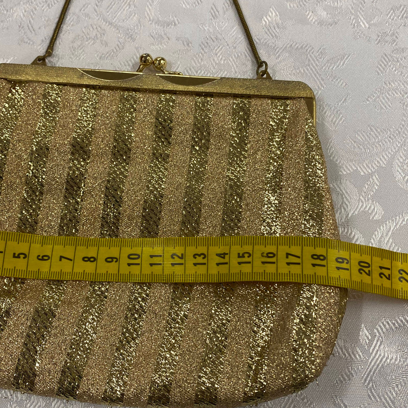 Vintage Abendtasche Gold, Ansicht 5