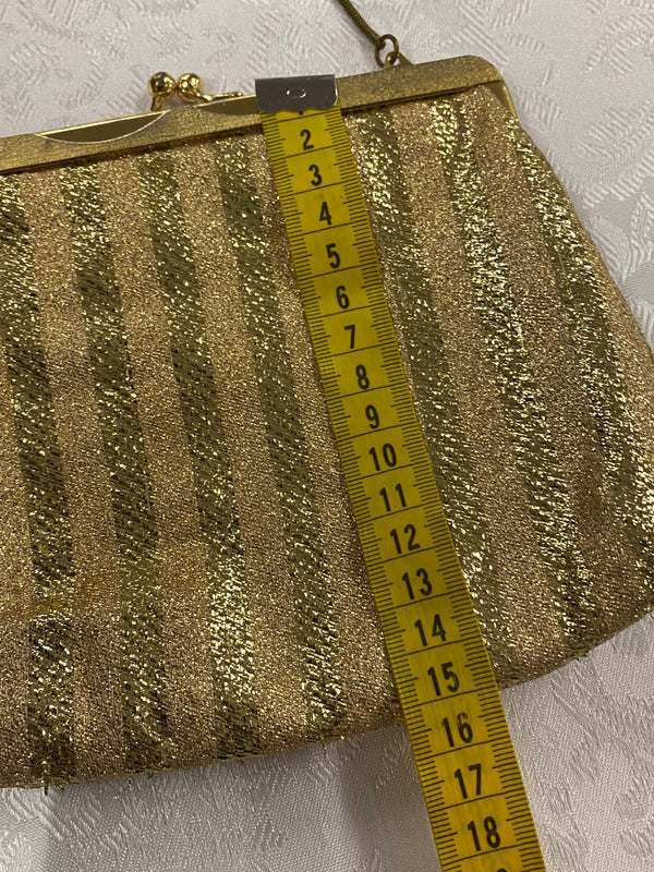 Vintage Abendtasche Gold, Ansicht 6