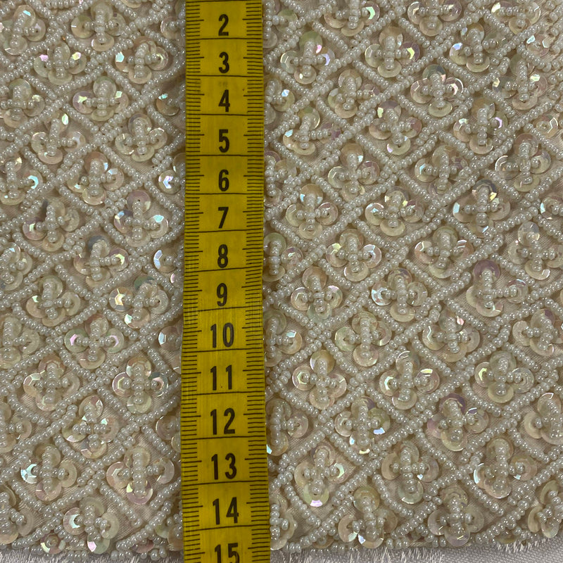 Vintage Abendtasche Perlen und  Pailletten