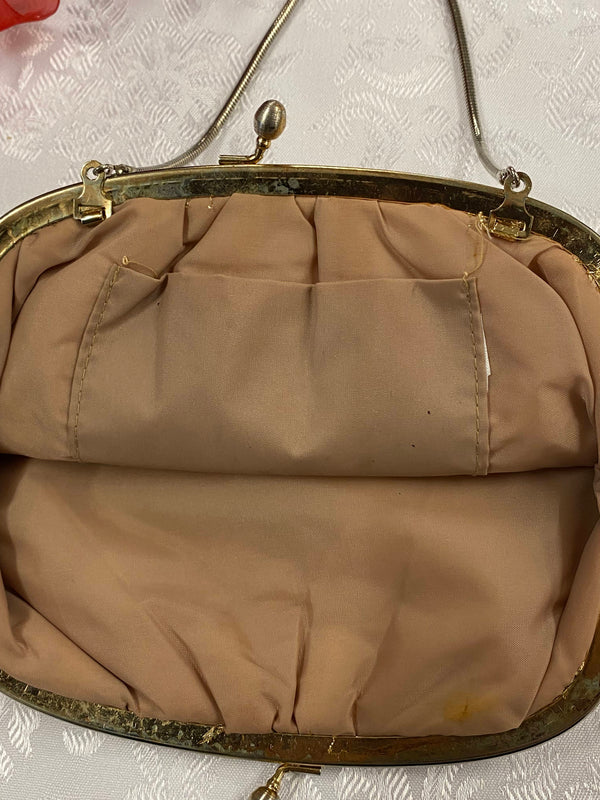 Vintage Abendtasche Gold – 1960er Jahre