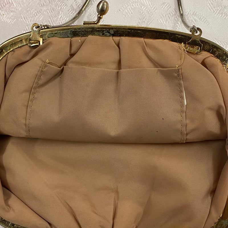 Vintage Abendtasche Gold – 1960er Jahre