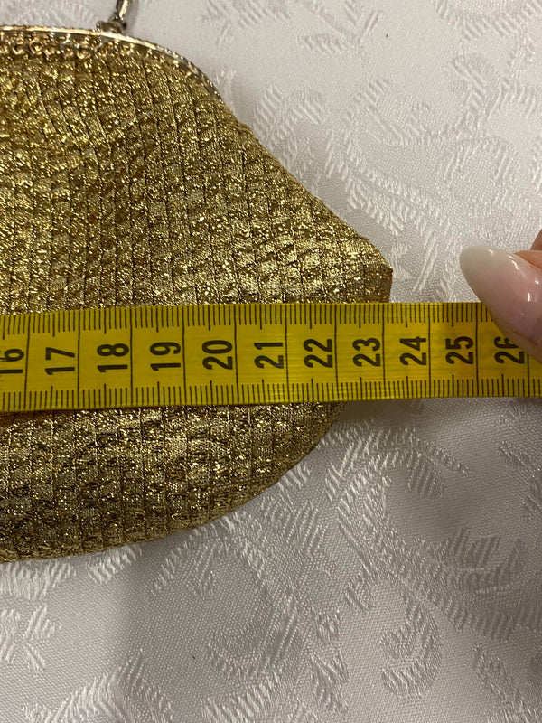 Vintage Abendtasche Gold – 1960er Jahre