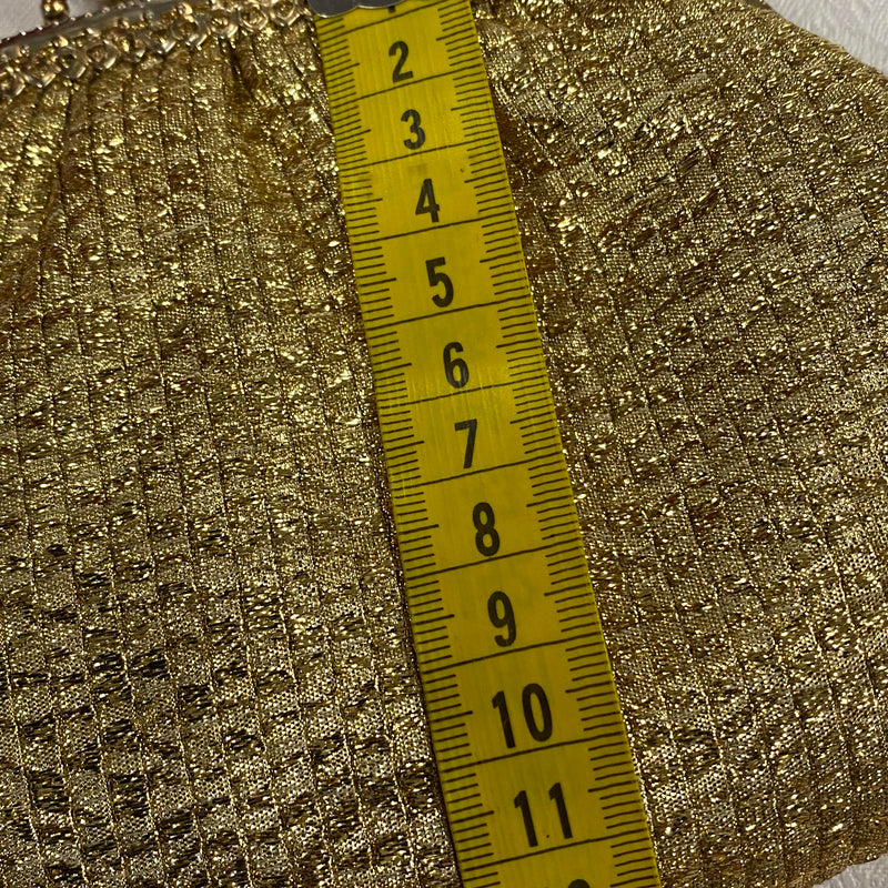 Vintage Abendtasche Gold – 1960er Jahre