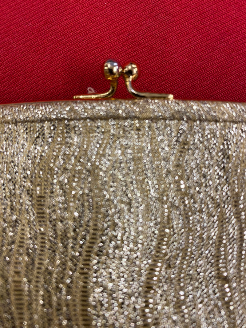 Vintage Handtasche gold, Abendtasche