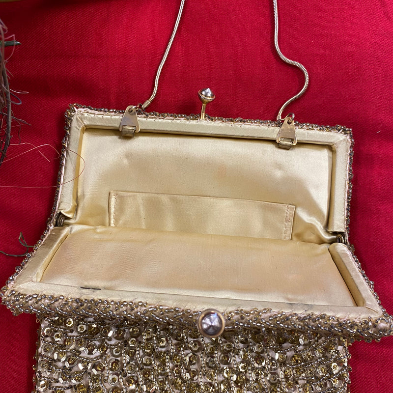 Handtasche für den Abend in gold