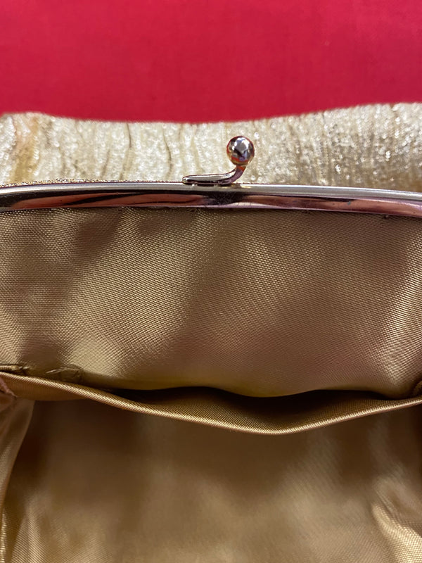 Vintage Handtasche gold, Abendtasche