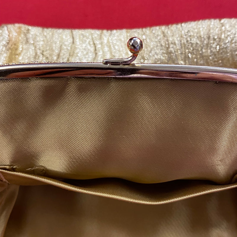 Vintage Handtasche gold, Abendtasche